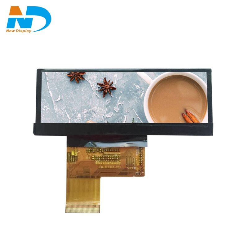 3.9 inch (480x182) resolution Bar Shape LCD display modules with RGB interface