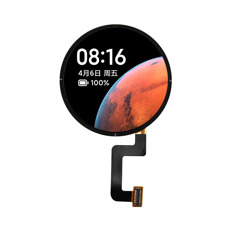 1.39 inch (454x454) resolution Round shape TFT LCD display modules with QSPI interface