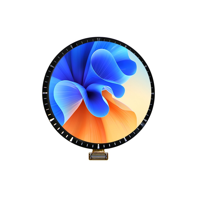 round TFT LCD display