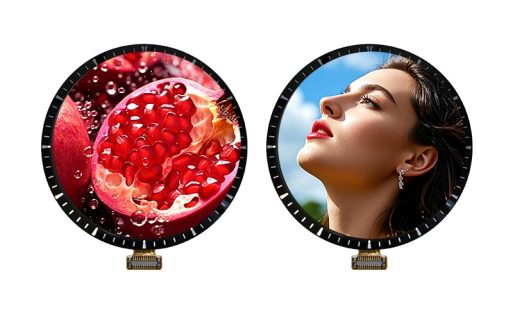 premium round lcd display modules